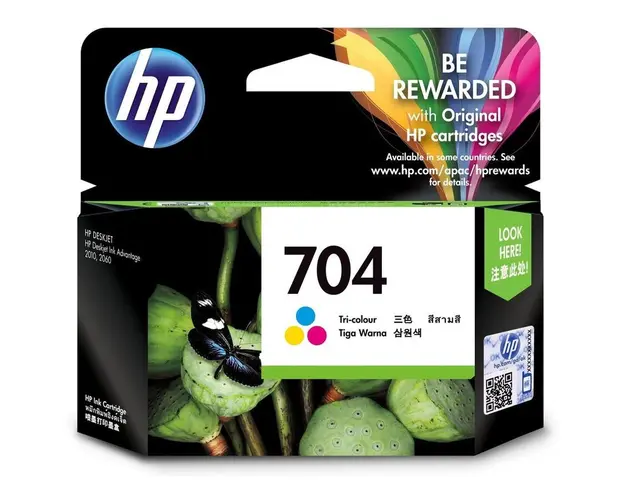 Cartus HP 704, tricolor