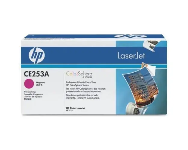 Toner MAGENTA NR.504A CE253A 7K ORIGINAL LASERJET CP3525N CE253A