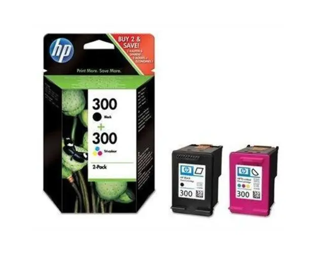 Combo Pack Nr.300 Bk+Col Cn637Ee Original Hp Deskjet D2560 CN637EE