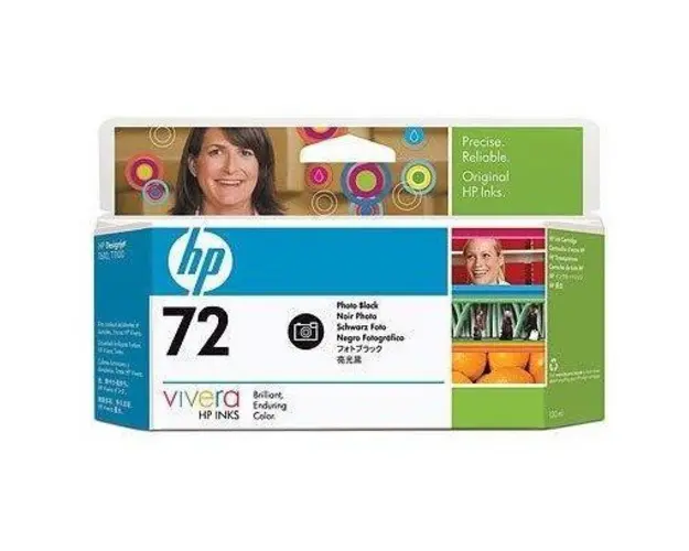 HP C9370A INK 72 CARTRIDGE Photo Black 130 ml for: DJ T1100,DJ T1100PS, DJ T610 C9370A