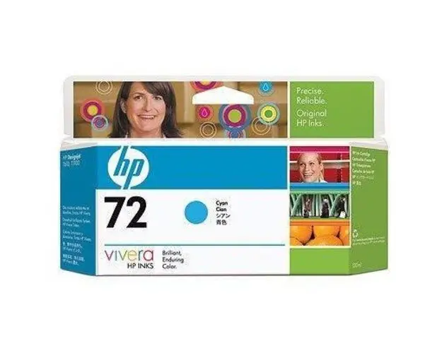 HP C9371A INK 72 CARTRIDGE Cyan 130 ml for: DJ T1100,DJ T1100PS, DJ T610 C9371A