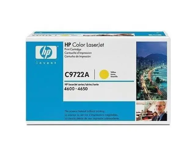 HP C9722A Toner Yellow for LJ4600 Color 8000 pgs C9722A