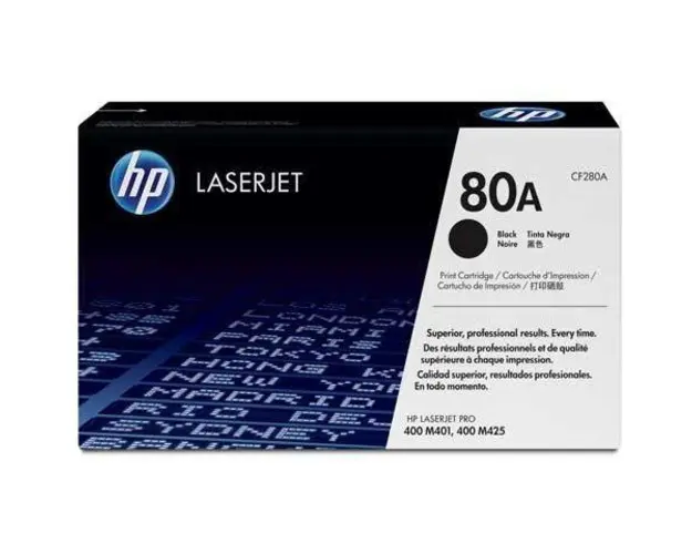 HP CF280A TONER 80A Black LaserJet CF280A