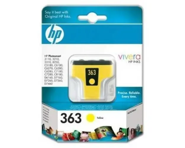 HP Ink no. 363 Yellow Cartridge 6ml for Photosmart8250 C8773EE