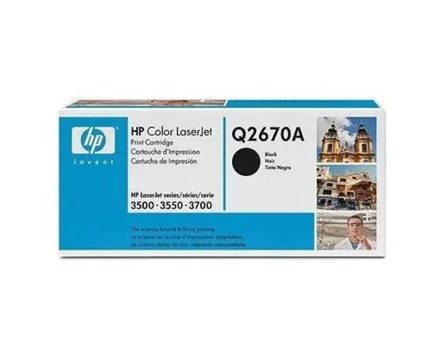 HP Q2670A Toner Black Smart Print Cartridge for Color LJ 3500/3700 6000 pgs Q2670A