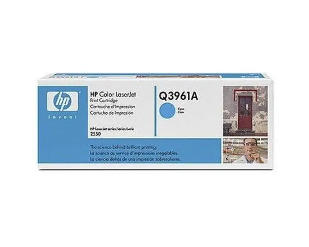 HP Q3961A Toner Cyan Print Cartridge for Color LJ2550 4000 pgs Q3961A