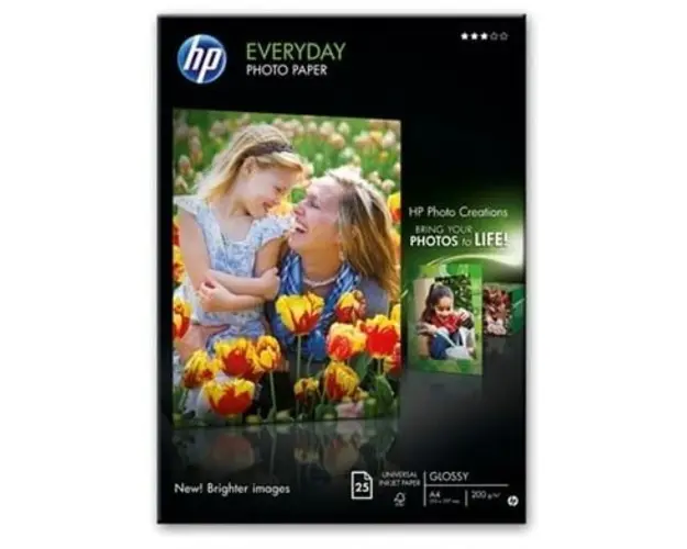 HP Q5451A Paper Everyday Photo one-sided gloss quality at an affordable price A4 25 sheets/pack Q5451A