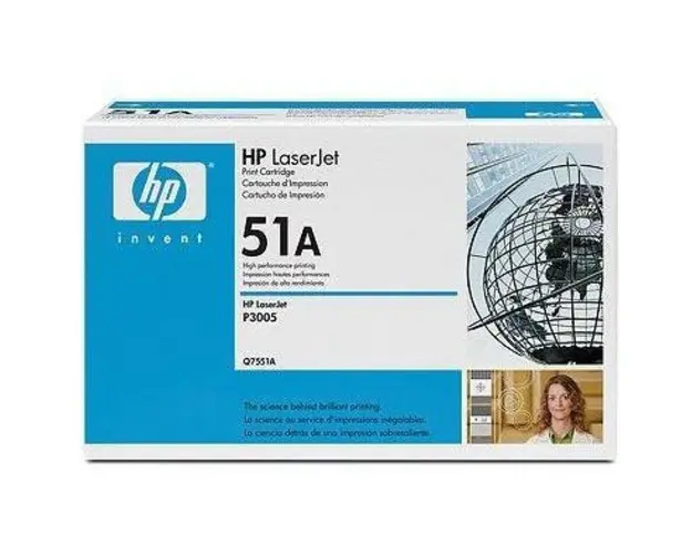 HP Q7551A TONER CARTRIGE BLACK ;up to 6,500 pages; FOR LJ P3005/M3035mfp/M3027mfp Q7551A