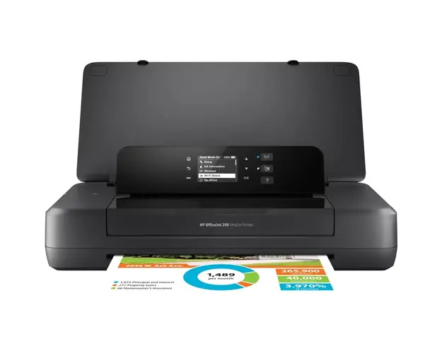 Imprimanta color portabila HP OfficeJet 200, Wireless, A4