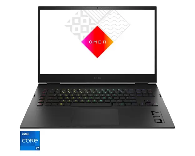 Laptop Gaming OMEN 17-ck2002nq cu procesor Intel® Core™ i7-13700HX pana la 5.0 GHz, 17.3, QHD, IPS, 240Hz, 16GB DDR5, 1TB SSD, NVIDIA® GeForce RTX™ 4090, 16GB GDDR6, FreeDOS, Black