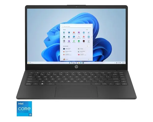 Laptop HP 14-ep0012nq cu procesor Intel® Core™ i5-1335U pana la 4.6 GHz, 14, Full HD, 8GB DDR4, 256GB SSD, Intel® Iris® Xe Graphics, Windows 11 Home, Black