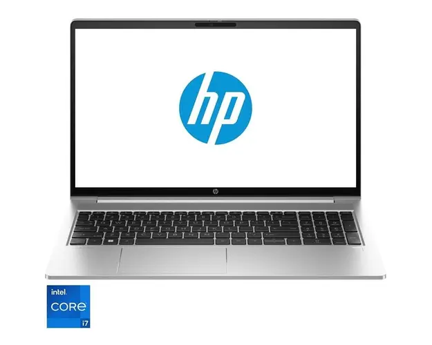 Laptop HP ProBook 450 G10 cu procesor Intel® Core™ i7-1355U pana la 5.0GHz, 15.6, Full HD, IPS, 16GB DDR4, 512GB SSD, Intel® UHD Graphics, Free DOS, Silver