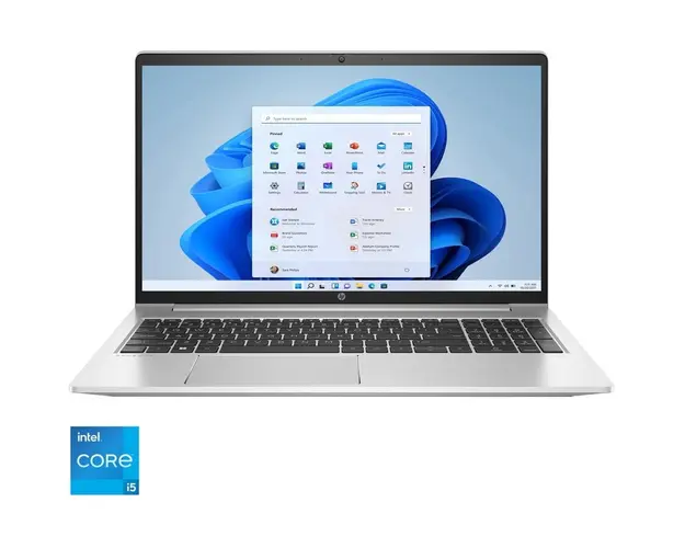 Laptop HP ProBook 450 G9 cu procesor Intel® Core™ i5-1235U pana la 4.4 GHz, 15.6, Full HD, IPS, 16GB DDR4, 512GB SSD, Intel® Iris® Xe Graphics, Windows 11 Pro downgrade to Windows 10 Pro, Silver