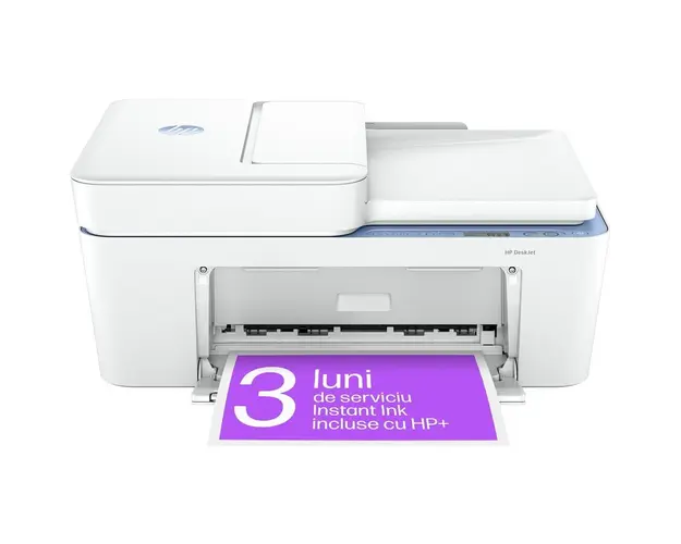 Multifunctional, HP DeskJet 4222e All-in-One, Color, Imprimare, copiere, scanare, 8,5 ppm alb-negru/5,5 ppm color, Eligibil HP Instant Ink