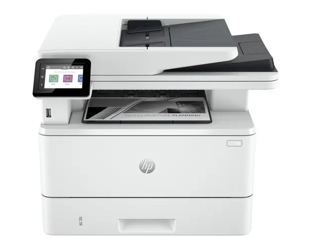 Multifunctional laser monocrom HP Laserjet 4102DW, A4 (Printare, Copiere, Scanare), Duplex, viteza 40ppm, rezolutie 1200 x 1200dpi, alimentare hartie 350 coli, + 50 coli DADF