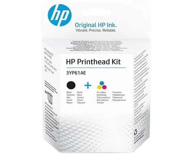 Set 2 x Cartus de cerneala, HP, 3YP61AE, Negru/Multicolor
