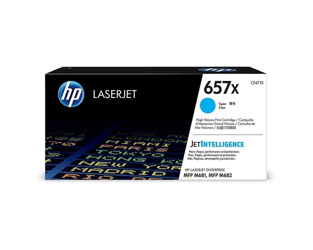 Toner HP 657X, Cyan