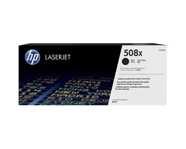 Toner HP CF360X, Laserjet 508X, 12K pagini, HIGH YIELD BLACK