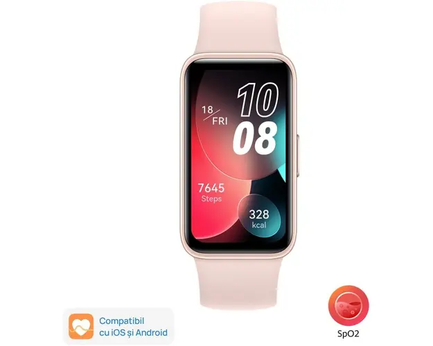 Bratara fitness Huawei Band 8, Sakura Pink