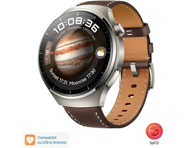 Ceas smartwatch Huawei Watch 4 Pro, 48mm, Dark Brown