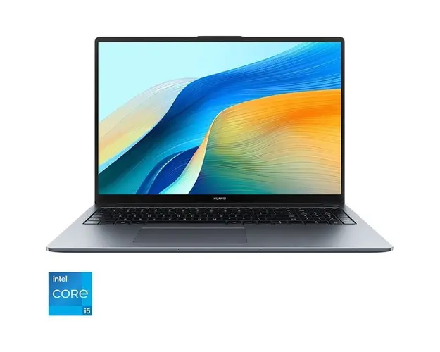 Laptop Huawei MateBook D 16 cu procesor Intel ® Core™ i5-12450H pana la 4.40GHz, 16, WUXGA, IPS 16GB DDR4, 512GB SSD, Intel® UHD Graphics, No OS, Space Gray