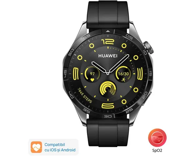Smartwatch Huawei Watch GT 4, 46mm, Black
