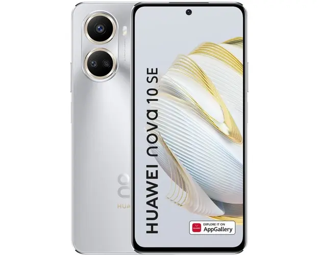 Telefon mobil Huawei Nova 10 SE, 8GB RAM, 128GB, 4G, Starry Silver