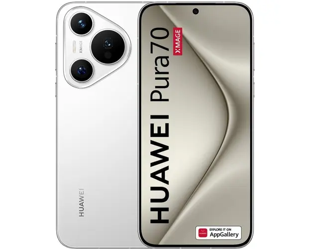 Telefon mobil Huawei Pura 70, 256GB, 12GB RAM, WHITE