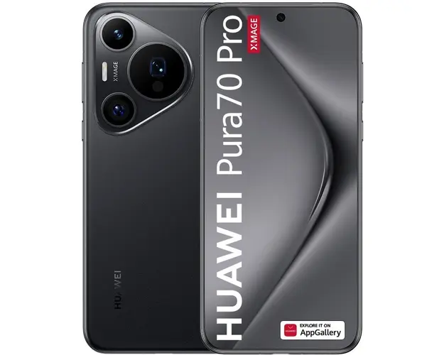 Telefon mobil Huawei Pura 70 Pro, 512GB, 12GB RAM, BLACK