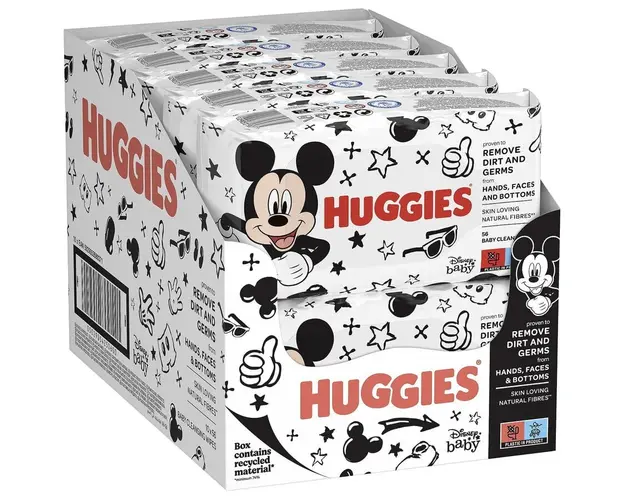 Servetele umede Huggies Mickey Mouse 10 pachete x 56 , 560 bucati