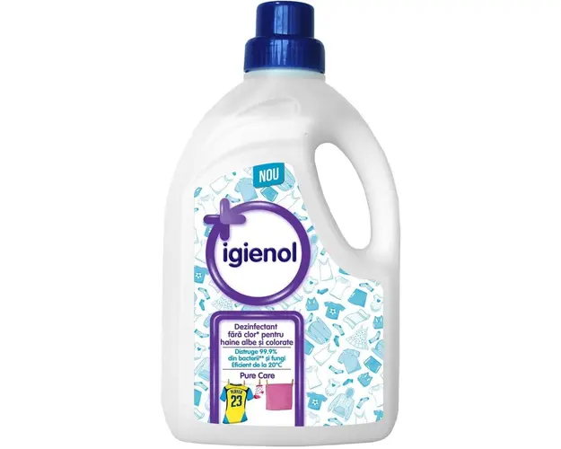 Dezinfectant Lichid pentru Haine Igienol Pure Care, 1,5L