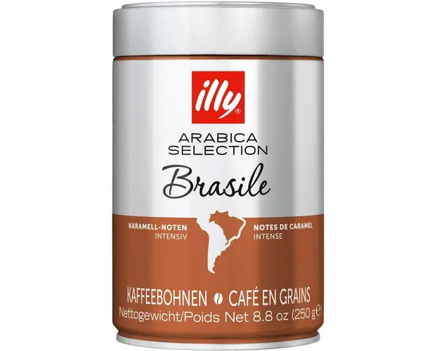 Cafea boabe illy Arabica Selection Brazilia, 250 gr.