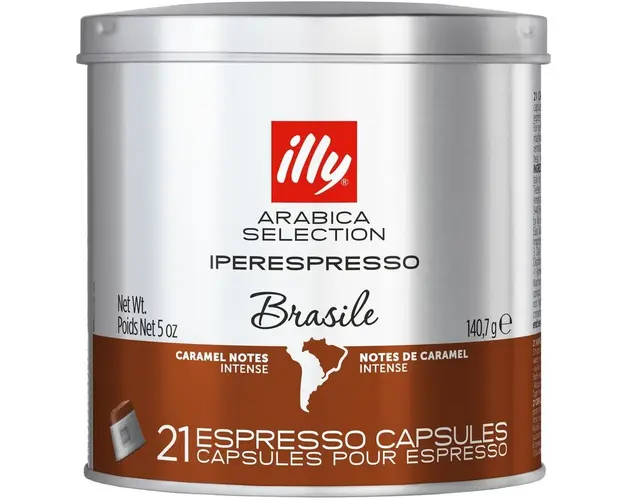 Capsule Cafea illy Iperespresso Arabica Selection Brazilia 21 buc, 140.7 gr.