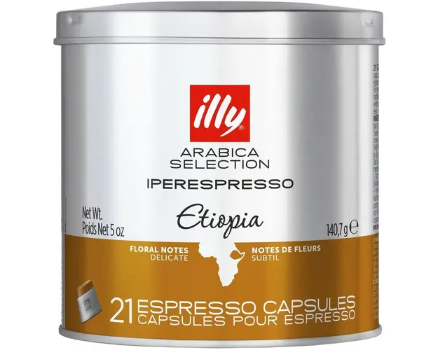 Capsule Cafea illy Iperespresso Arabica Selection Etiopia, 21 buc, 140.7 gr.