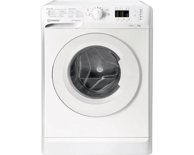 Masina de spalat rufe Indesit MTWA71252WEE, 7 kg, 1200 RPM, Clasa E, Alb