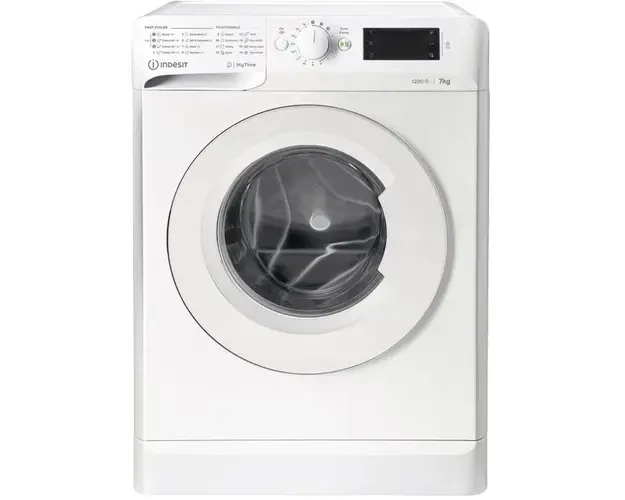 Masina de spalat rufe Indesit MTWE71252WEE, 7kg, 1200 rpm, Clasa E, MyTime, Fast Cycles, Alb