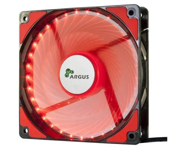 Ventilator/Radiator Inter-Tech Argus L-12025 Red LED Fan