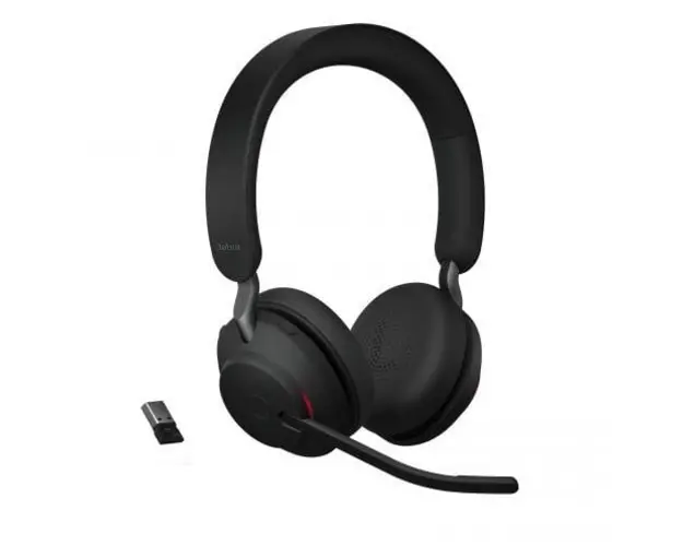 Evolve2 65, MS Stereo Casti Banda de fixare pe cap USB Tip-A Bluetooth Negru