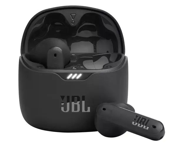 Casti audio in ear JBL Tune Flex, True Wireless, Bluetooth, Active Noise Cancelling, IPX4, JBL Sound Fit, Negru