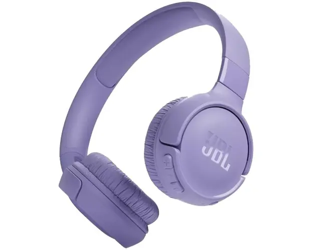 Casti audio wireless on-ear JBL Tune 520BT, JBL Pure Bass Sound, Bluetooth 5.3, Conexiune multi-point, Asistent vocal, Violet
