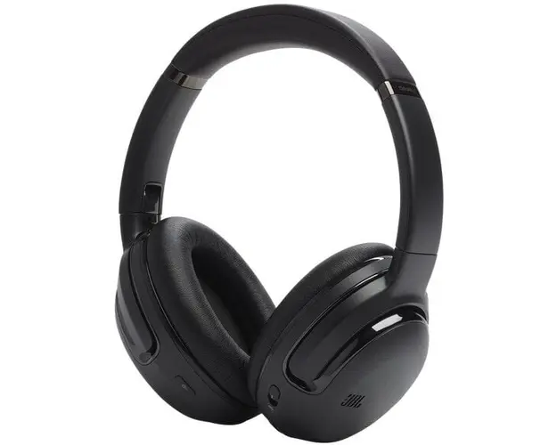 Casti audio wireless over-ear JBL Tour One M2, True Adaptive Noise Cancelling, Smart Ambient, Spatial Sound, Negru