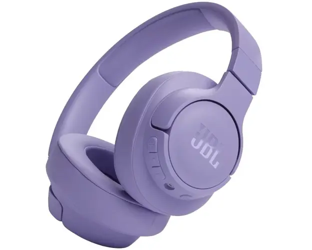 Casti audio wireless over-ear JBL Tune 720BT, JBL Pure Bass Sound, Bluetooth 5.3, Conexiune multi-point, Asistent vocal, Violet