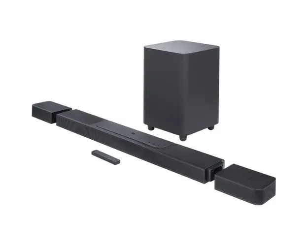 Soundbar JBL BAR 1300, 11.1.4, Sateliti detasabili, 1170W, Dolby Atmos, Wi-Fi, Airplay, HDMI eArc, Negru