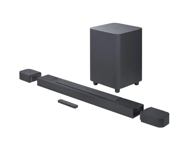 Soundbar JBL BAR 800, 5.1.2, Sateliti detasabili, 720W, Dolby Atmos, Wi-Fi, Airplay, HDMI eArc, Negru