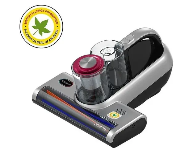 Aspirator UV antiacarieni JIMMY BX6PRO, 600 W, sterilizare UV, ioni negativi, tehnologie detectare praf, negru/ gri