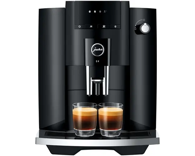 Espressor automat Jura E4, 1450W, 5 bauturi, 15 bar, Negru