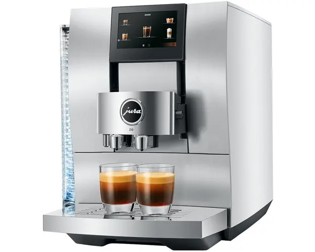 Espressor automat Jura Z10 Aluminium White, 1450W, 32 bauturi, One Touch, Afisaj color, WiFi Connect, Alb