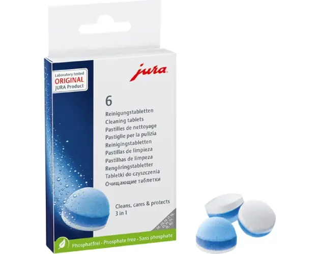 Pastile de curatare Jura in 3 etape, pachet de 6 bucati