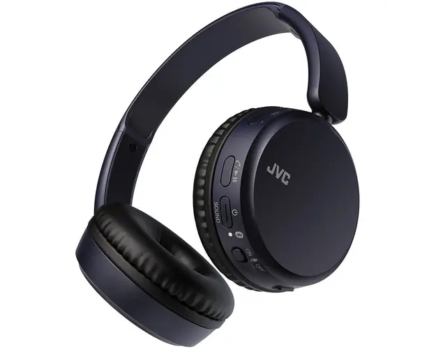 Casti audio On-Ear JVC HA-S36W-A-U, Bluetooth, Autonomie 35h, microfon, Albastru