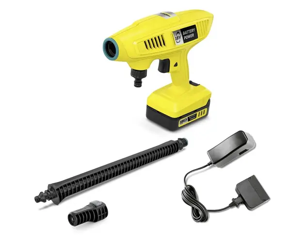 Aparat de curatat cu presiune portabil Karcher KHB 4-18 BATTERY SET , acumulator 18V, 21bar, debit 170l/h